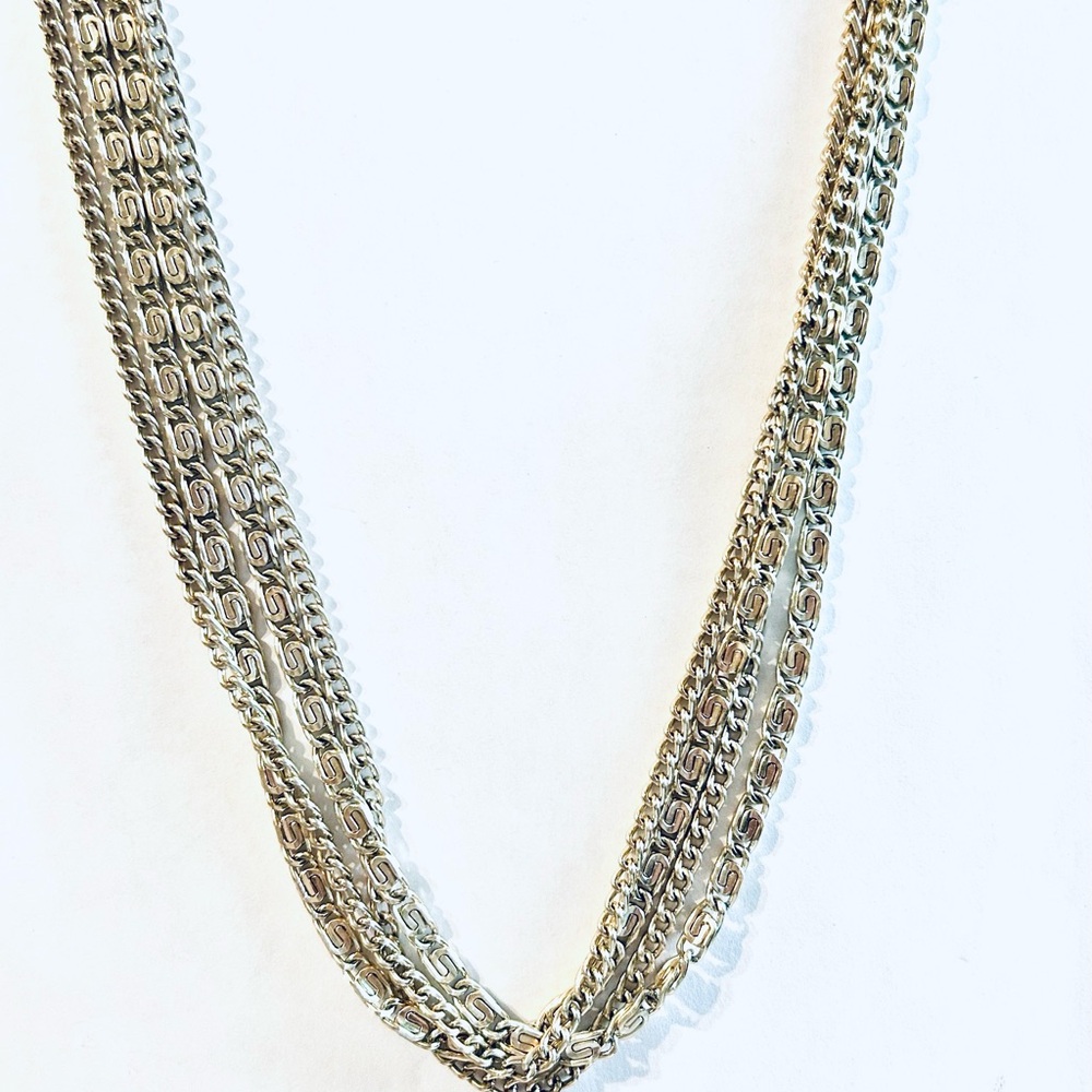 Vintage Sarah Coventry Multi-strand Chain Necklace